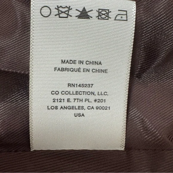CO Faille Blazer Brown Size Small classic Neutral Designer $995 - Picture 10 of 10